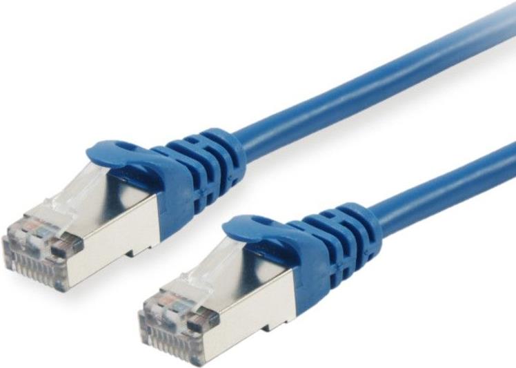 Bild von equip - Patch-Kabel - RJ-45 (M) zu RJ-45 (M) - 40,0m - S/FTP - CAT 6 - geschirmt, halogenfrei, geformt, verseilt - Blau (615536)