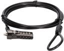 Bild von Conceptronic CUSTODIO01BS Laptop-Kombinationsschloss, Standard-Sicherheitsschlitz, 1.8m. Produktfarbe: Schwarz, Beste Verwendung: Laptop, Schloss Art: Zahlenschloss. Nachhaltigkeitszertifikate: RoHS. Kabellänge: 1,8 m, Kabeldurchmesser: 4,5 mm, Breite: 58 mm. Menge pro Packung: 1 Stück(e), Verpackungsbreite: 130 mm, Verpackungstiefe: 28 mm. Breite des Versandkartons: 285 mm, Länge des Versandkartons: 330 mm, Höhe des Versandkartons: 420 mm (CUSTODIO01BS)