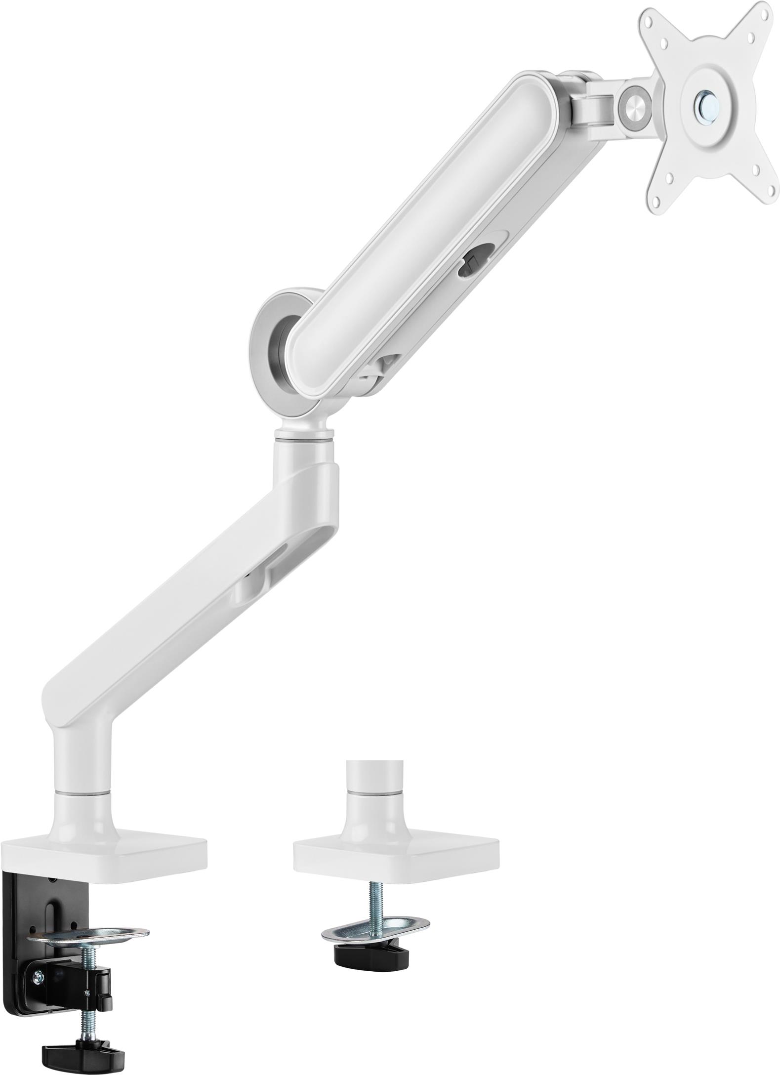 Bild von Equip 17-35 Premium Monitor Schreibtischhalterung - Weiß - Klemme/Durchführung - 10,5 kg - 43,2 cm (17) - 88,9 cm (35) - 100 x 100 mm - Weiß (650185)