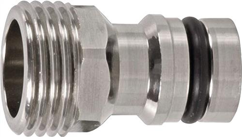 Bild von GEKA Schlauchverbinder, Plus Gerätestecker Außengewinde G 1/2" Messing vernickelt