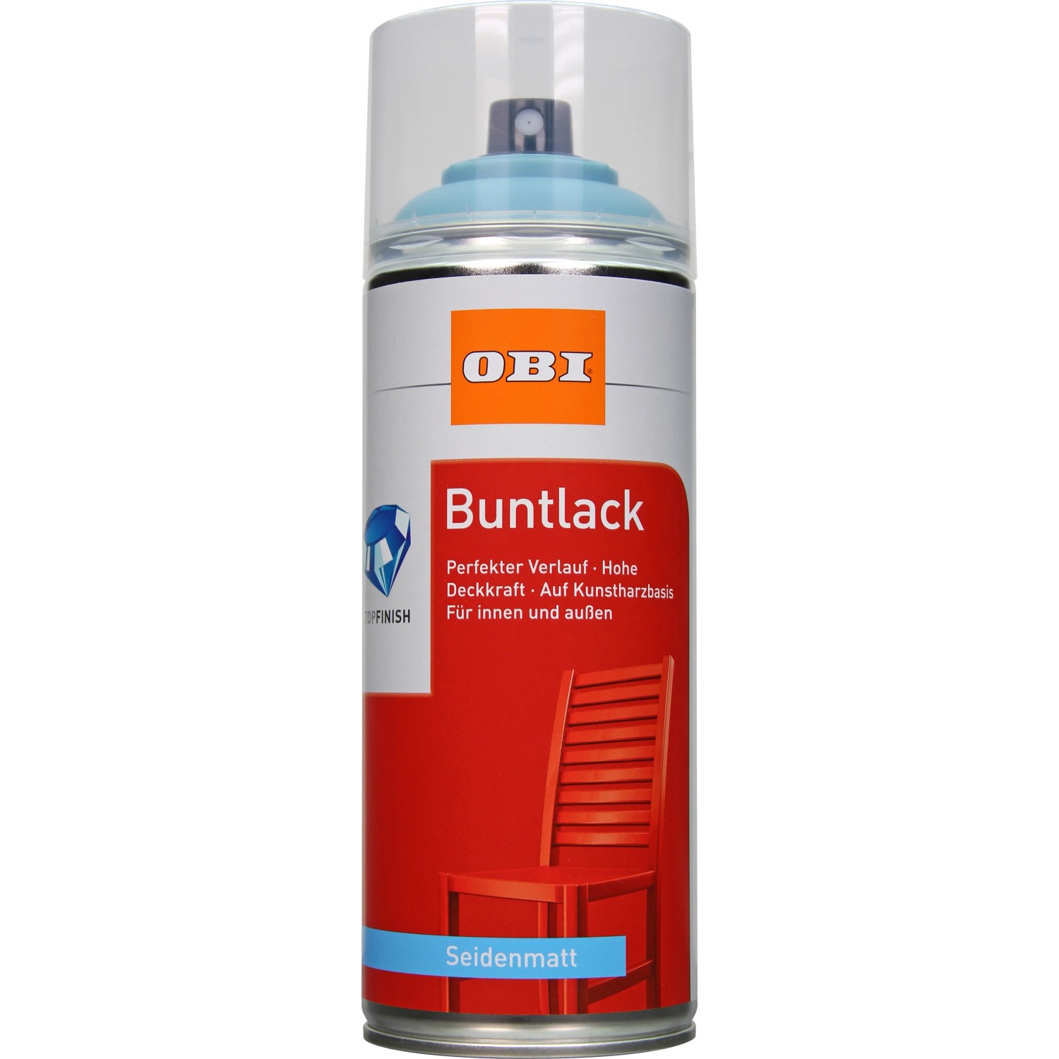 Bild von OBI Buntlack Spray LH Pertrol seidenmatt 400 ml