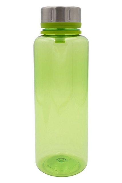 Bild von Steuber Trinkflasche Steel-Top 1000ml Kunststoff-Trinkflasche mit Edelstahldeckel, grün