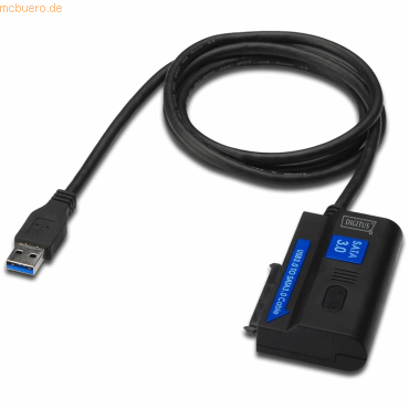 Bild von DIGITUS DA-70326 - Speicher/USB3.0-Controller - 6,4 cm, 8,9 cm (2.5, 8,90cm (3.5)) - SATA 6Gb/s - 600MBps - USB3.0 (DA-70326)