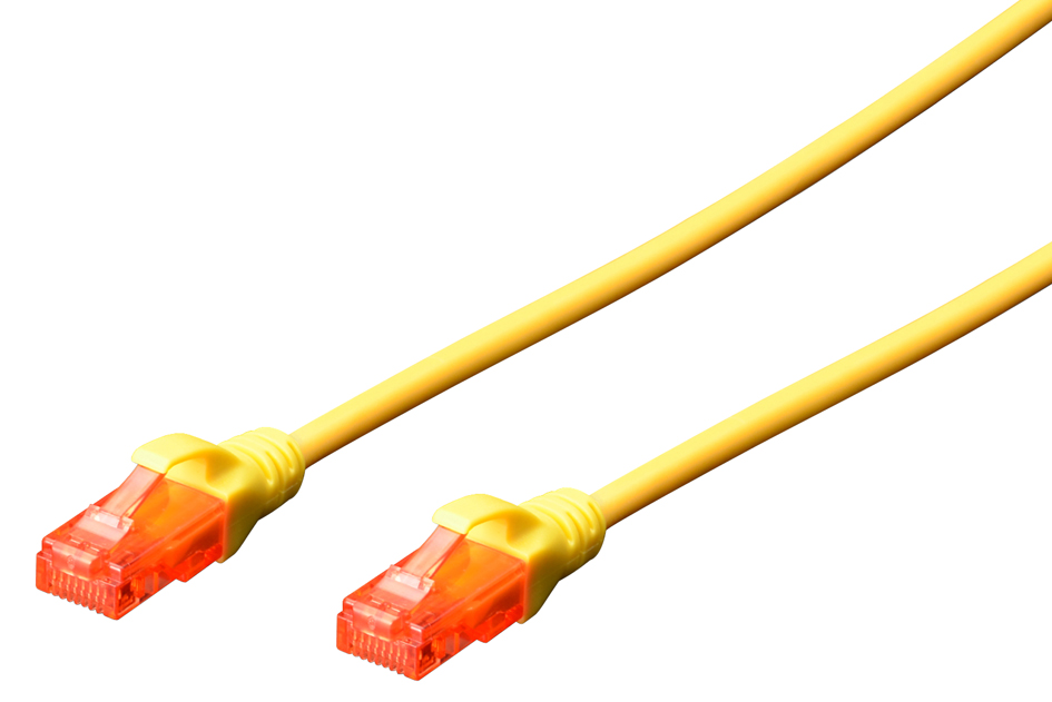 Bild von DIGITUS LAN Kabel Cat 6 - 2m - RJ45 Netzwerkkabel - UTP Ungeschirmt - Kompatibel zu Cat-6A & Cat-5e - Blau