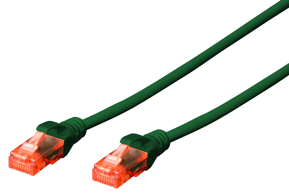 Bild von DIGITUS LAN Kabel Cat 6 - 5m - RJ45 Netzwerkkabel - UTP Ungeschirmt - Kompatibel zu Cat-6A & Cat-5e - Rot