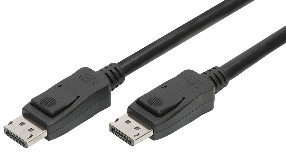 Bild von Digitus DisplayPort Anschlusskabel DisplayPort Stecker, DisplayPort Stecker 3.00m Schwarz AK-340106-