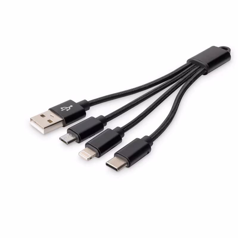 Bild von Digitus Digitus Handy, Apple iPad/iPhone/iPod, Notebook Ladekabel [1x USB-A - Kabelzubehör