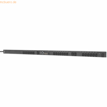 Bild von Digitus Smart PDU, Outlet Monitored & Switched, 1-phasig, 16 A, 18 x C13, 6 x C19, USV Zubehör