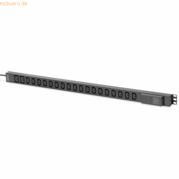 Bild von Digitus PDU mit lokaler Energiemessung, 1-phasig, 18 x C13, 2 x C19, USV Zubehör