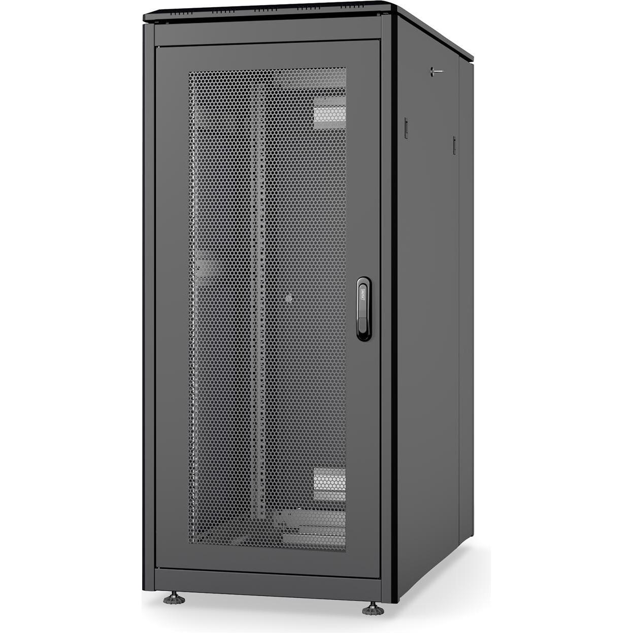 Bild von Digitus DN-31102-B 19 Zoll Netzwerkschrank (B x H x T) 600 x 1342 x 1000mm 26 HE Schwarz, Schwarz (R