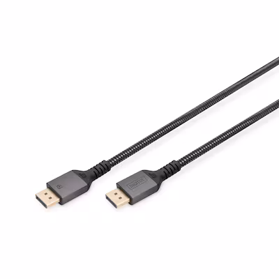 Bild von Digitus DIGITUS 8K DisplayPort Kabel 2m für scharfe Bilder. Smartphone-Adapter DP, 8K Auflösung für gestochen scharfe Bilder