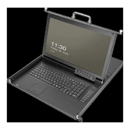 Bild von Digitus Modulare KVM Konsole mit 17 Zoll HD TFT