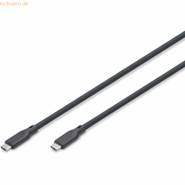 Bild von DIGITUS USB Silicone connection cable USB-C - 2m 3.2 Gen1 5G 4K 100W - Kabel - Digital/Daten (AK-300342-020-S)