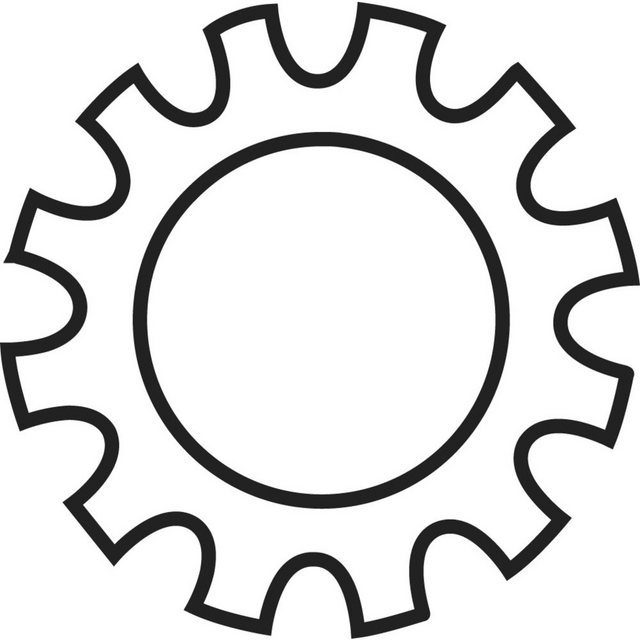 Bild von TOOLCRAFT Unterlegplatte TOOLCRAFT 815179 Zahnscheiben Innen-Durchmesser: 5.3 mm M5 Stahl v