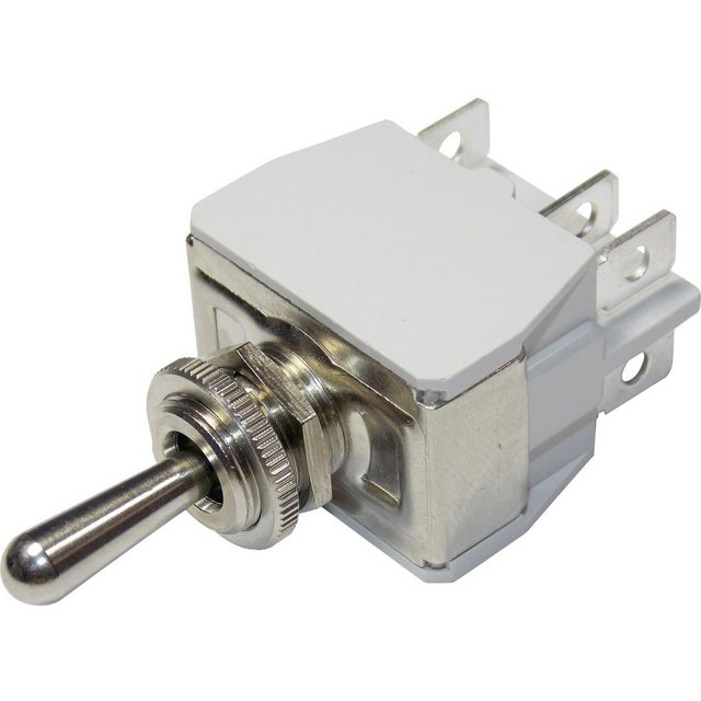Bild von APEM Schalter APEM 649H/2 649H/2 Kippschalter 250 V/AC 10 A 2 x Ein/Aus/Ein rastend (649H/2)