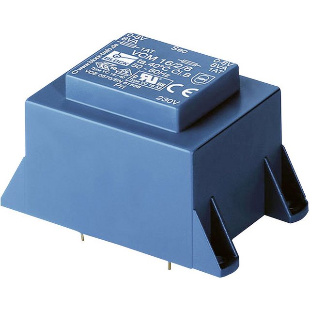 Bild von Block VCM 25/1/15 Transformator für Leiterplatten 1 x 230 V 1 x 15 V/AC 25 VA 1,66 A
