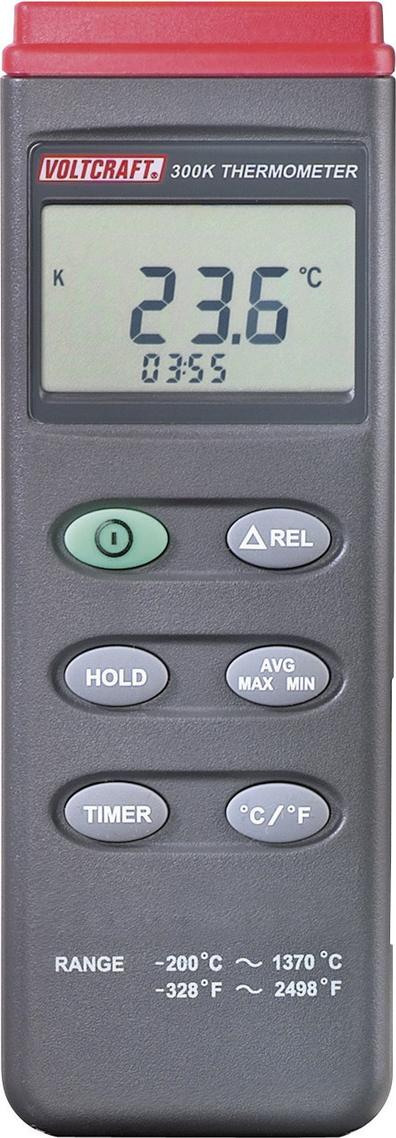 Bild von VOLTCRAFT K201 Temperatur-Messgerät -200 - +1370 °C Fühler-Typ K