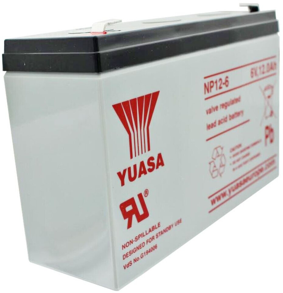Bild von Yuasa NP1.2-6 USV-Batterie Plombierte Bleisäure (VRLA) 6 V (NP1.2-6)