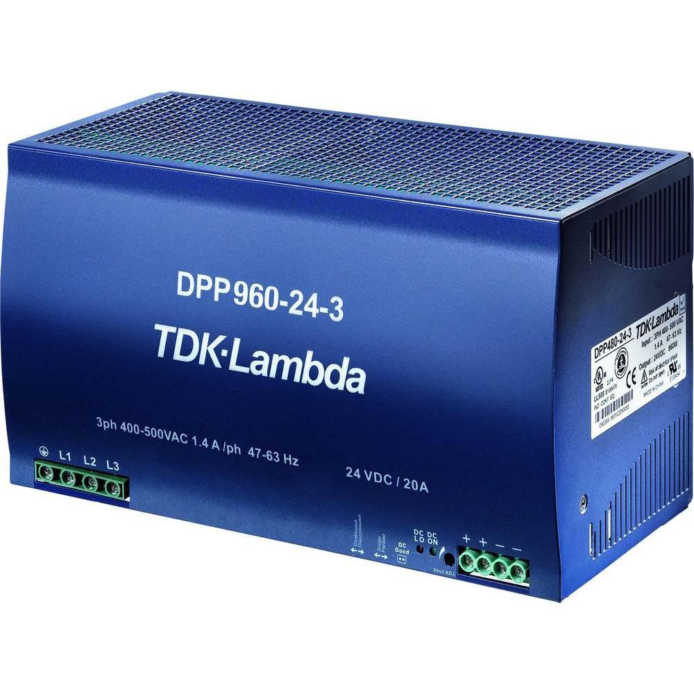 Bild von TDK-Lambda DPP960-24-3 Hutschienen-Netzteil (DIN-Rail) 24 V/DC 40A 960W Anzahl Ausgänge:1 x Inhalt