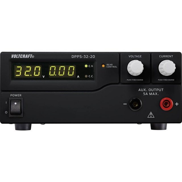 Bild von VOLTCRAFT Labornetzgerät, einstellbar DPPS-32-20 1 - 32 V/DC 0 - 20 A 640 W USB programmierbar Anzahl Ausgänge 1 x (DPPS-32-20)
