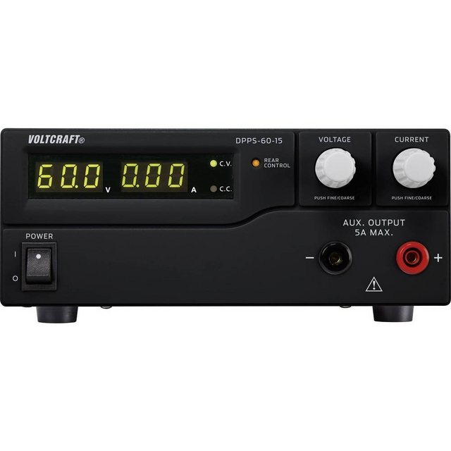 Bild von VOLTCRAFT Labornetzgerät, einstellbar DPPS-60-15 1 - 60 V/DC 0 - 15 A 900 W USB programmierbar Anzahl Ausgänge 1 x (DPPS-60-15)