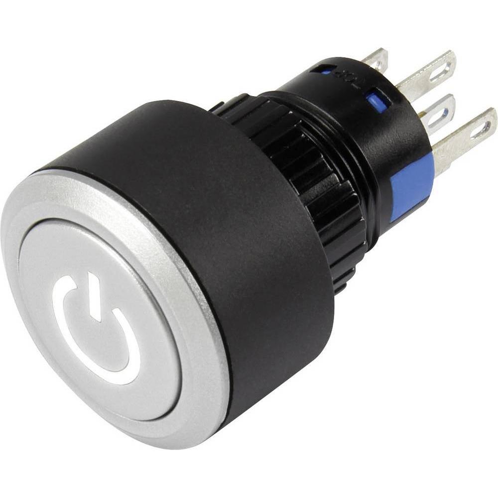 Bild von TRU COMPONENTS Schalter TRU COMPONENTS 1303032 LAS1-AWY-11T/W/12V/P Drucktaster 250 V/AC 3 A 1 (LAS1-AWY-11T/W/12V/P)