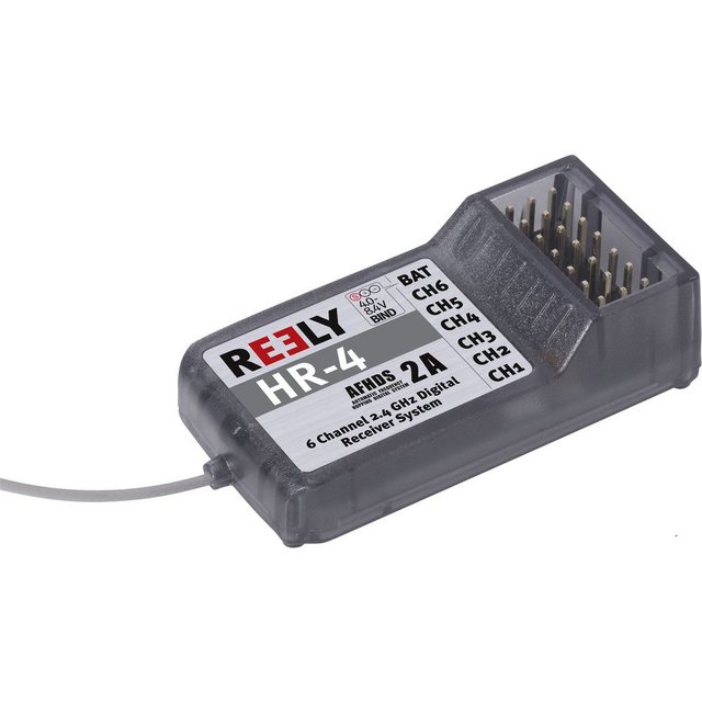 Bild von Reely RC-Empfänger Reely HR-4 6-Kanal Empfänger 2,4 GHz Stecksystem JR