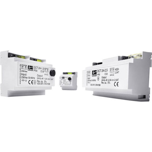 Bild von Block DCT 24-0,5 Ungeregelte Gleichstromversorgung 24 V/DC 0.50A 12W Anzahl Ausgänge:1 x Inhalt 1St.