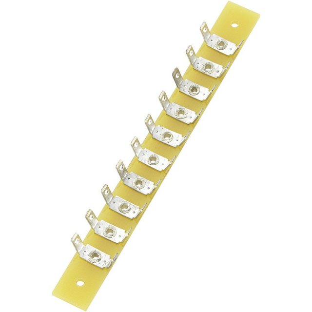 Bild von TRU COMPONENTS Lötfitting TRU COMPONENTS Lötleiste einreihig Polzahl Gesamt 10 Epoxyd (L x B x, (530667)