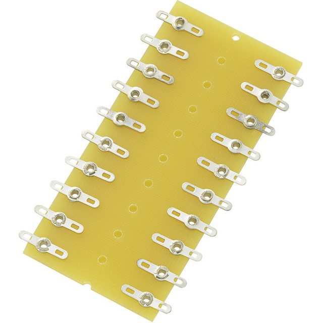 Bild von TRU COMPONENTS Lötfitting TRU COMPONENTS Lötleiste zweireihig Polzahl Gesamt 20 Hartpapier (L x, (1572091)