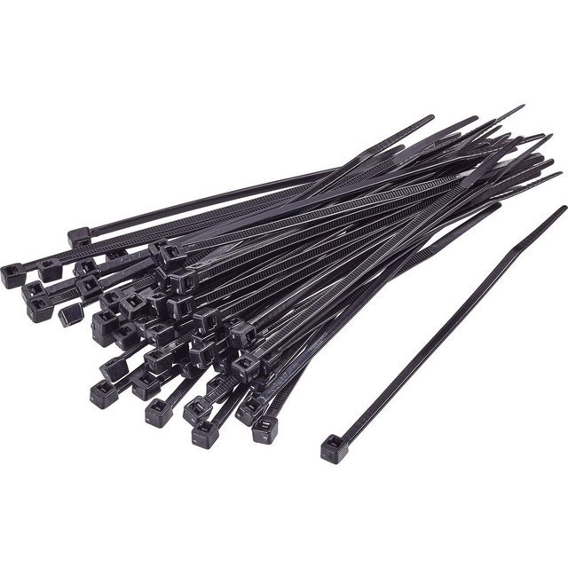 Bild von TRU COMPONENTS Kabelbinder TRU COMPONENTS 1592867 TC-CV368BK203 Kabelbinder 368 mm 4.80 mm Schwar (TC-CV368BK203)