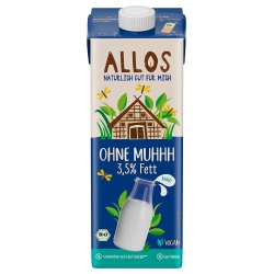 Bild von Allos Bio-Milchalternative-Drink "Ohne Muhhh, 3,5% Fett", 1l