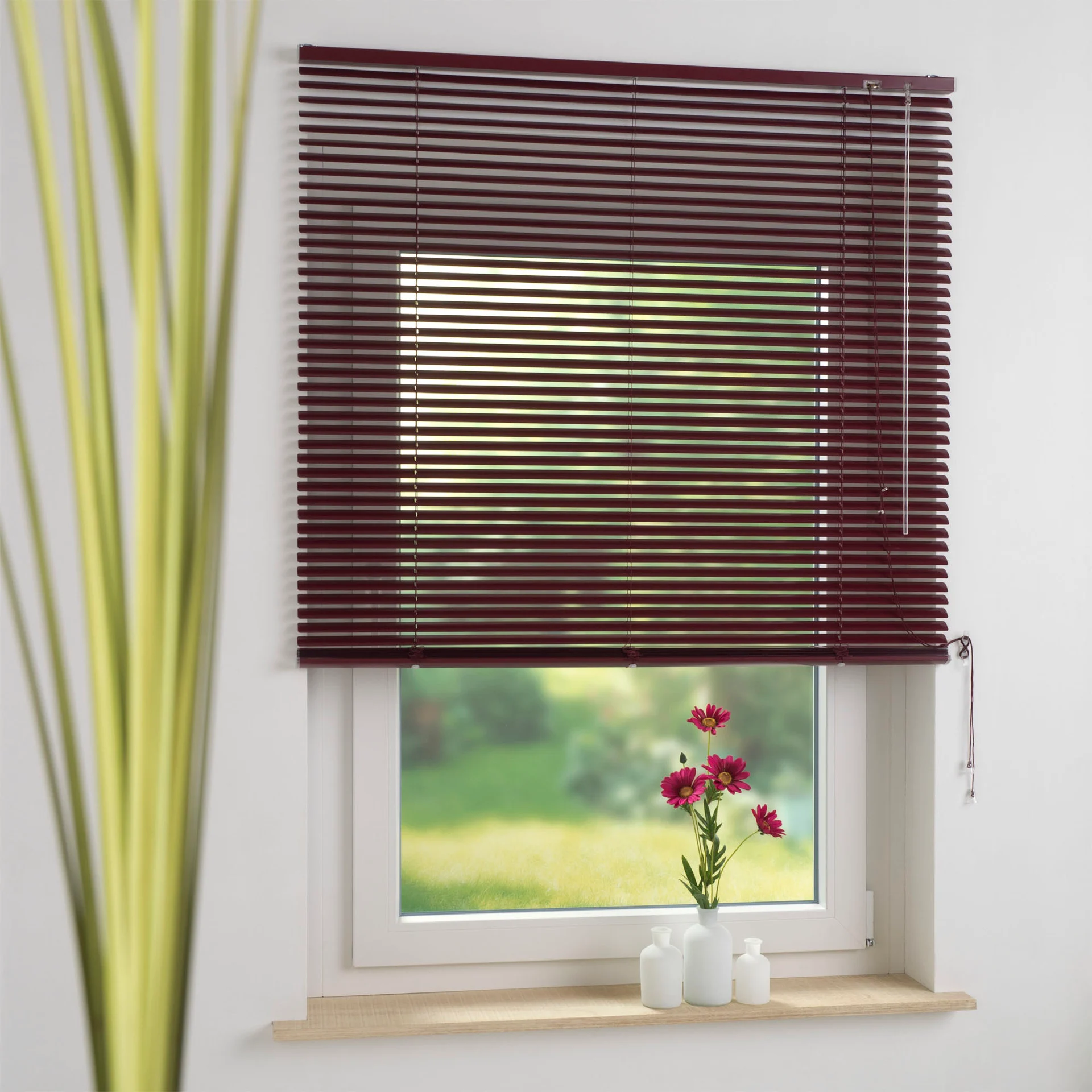 Bild von LIEDECO Jalousie, Bordeaux, 80x160 cm - rot