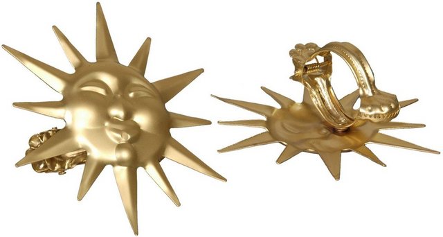 Bild von Liedeco Dekoklammer Sonne, Gardinen, Vorhänge, (Packung, 2-St), für Gardinen, Vorhänge