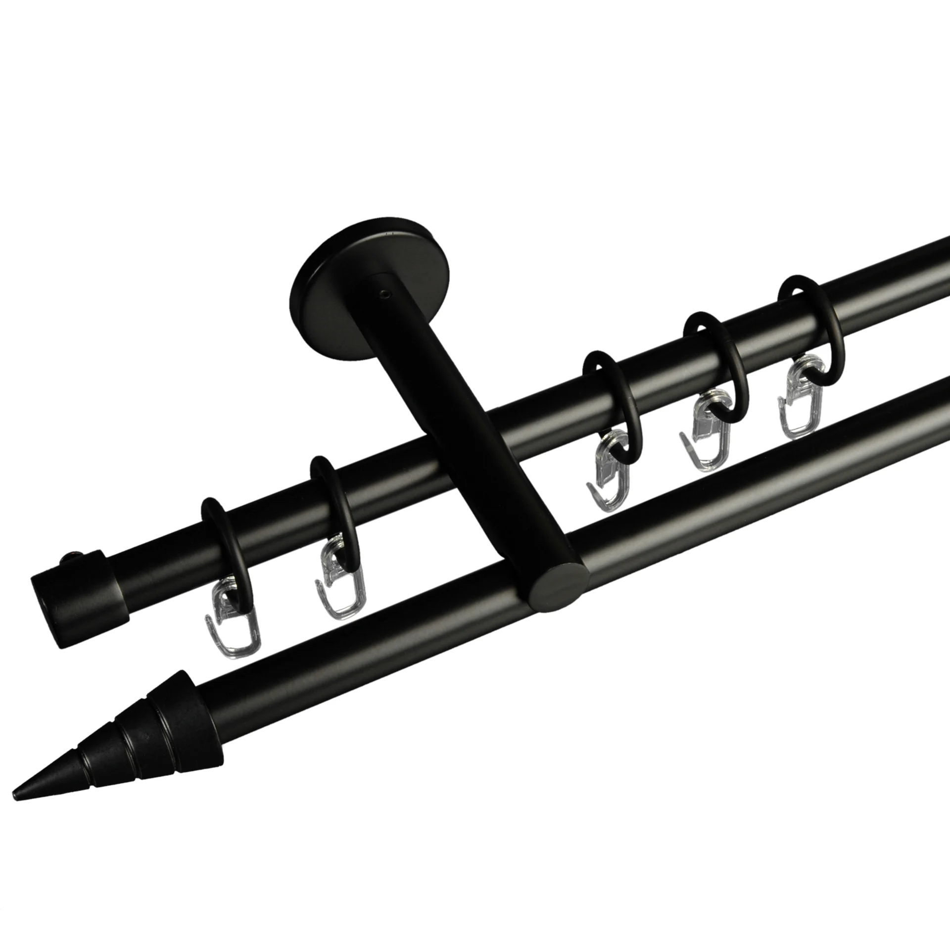 Bild von Gardinenstange Kegel mit Rille 16 mm Stilgarnitur
