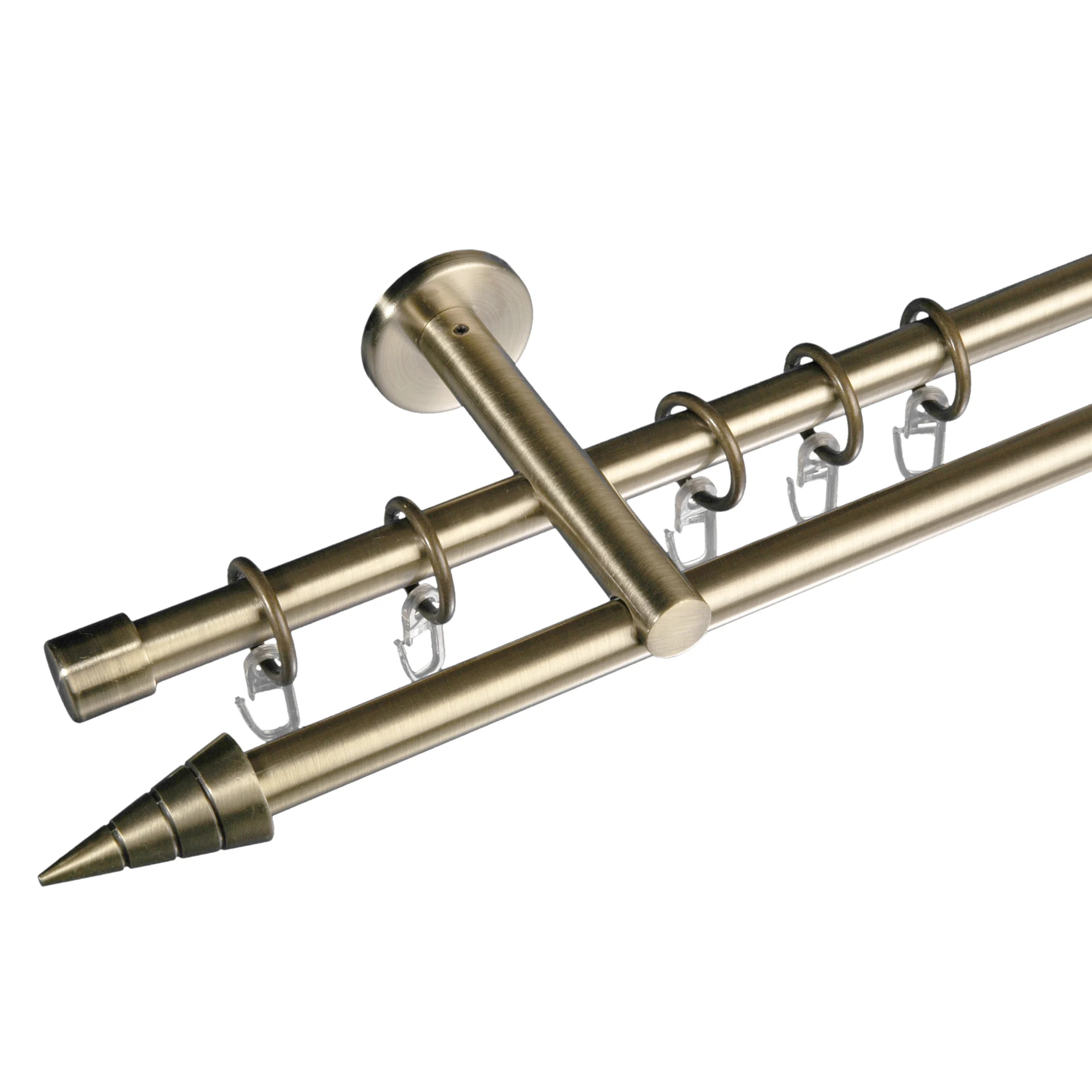 Bild von Gardinenstange Kegel mit Rille 16 mm Stilgarnitur