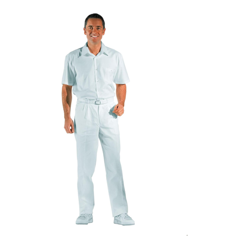 Bild von Leiber Bundfaltenhose Weiss – Ihr treuer Begleiter im Arbeitsalltag