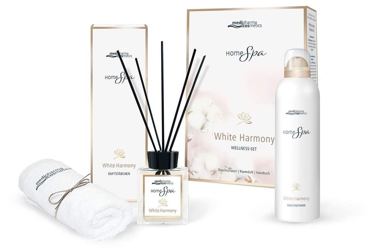 Bild von medipharma cosmetics Home Spa White Harmony Wellness Set - Spa Erlebnis für zu Hause
