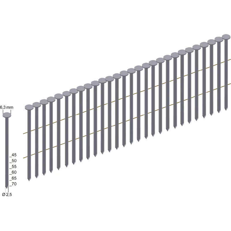 Bild von Prebena Coilnägel CNW25/65NK verzinkt (PK= 7.200 Stück)