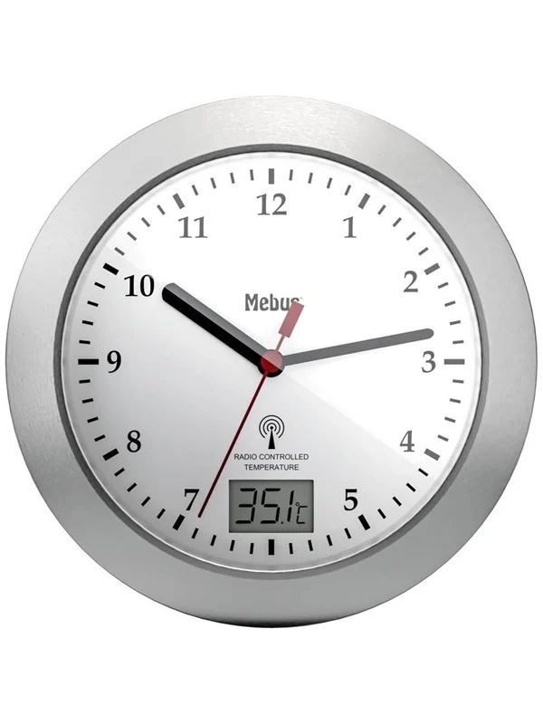 Bild von Mebus 41124 Funk Bathroom clock