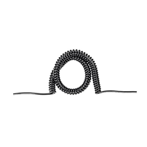 Bild von Bachmann Spiralleitung PUR 5x1,5/0,5m sw 693.180 - 693180