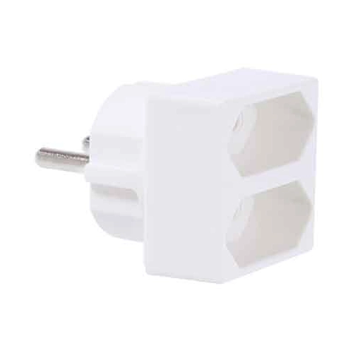 Bild von Bachmann Euro-Zweifachstecker ws 921.271 - 921271