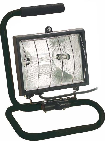 Bild von Bachmann Bauleuchte 500W HV IP20 R7s Alu 230V m.LM m.Leuchtm