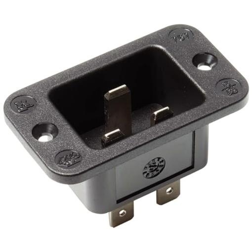 Bild von Bachmann Kaltgeräteeinbaustecker 16A, 250V, 70GC 917.173 - 917173