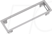 Bild von Bachmann POWER FRAME 3-way - Rahmen für Anschlüsse - silbergrau, RAL 9006 (317.000)