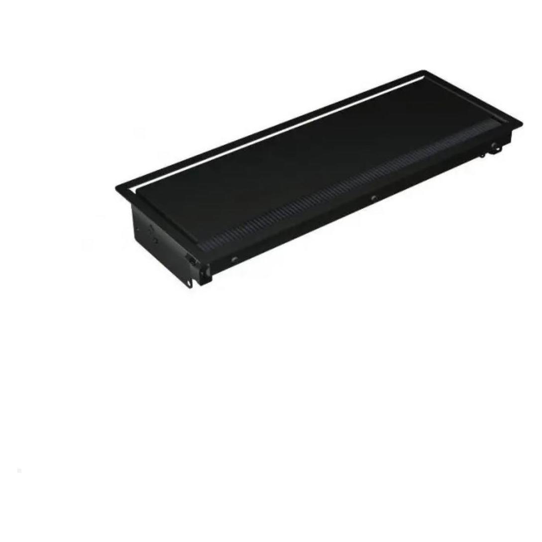 Bild von Bachmann, Steckdosenleiste, CONI Einbaurahmen 4-fach schwarz RAL 9005 (911.091) (4 x)