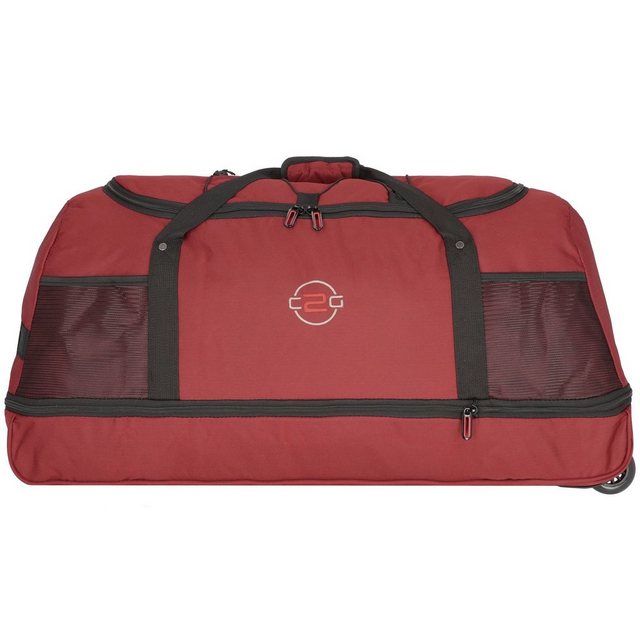 Bild von Nowi, Tasche, 2 Rollen Reisetasche 61 cm, Rot, (69 l)