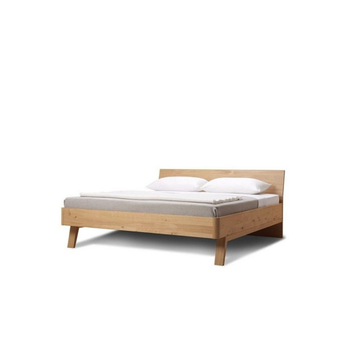 Bild von Natur24 Einzelbett Cortina 140x200cm in Fichte Natur mit Kopfteil