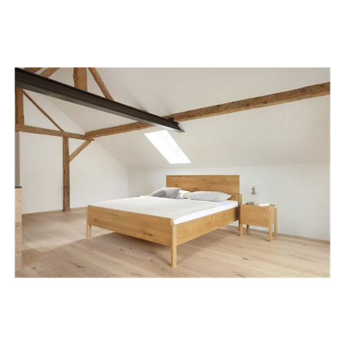 Bild von Natur24 Bett Doppelbett Alpina Metallfrei 180x200cm in Fichte Natur