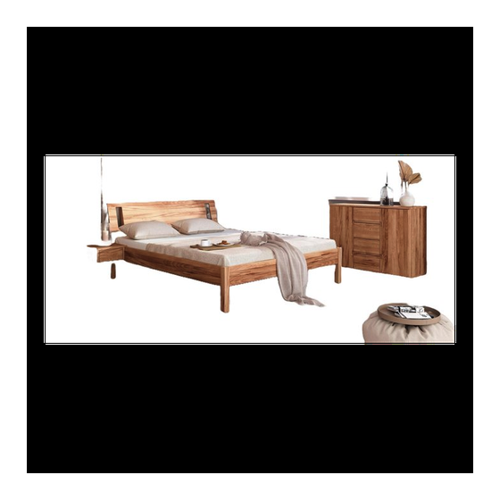Bild von Natur24 Einzelbett Bett Bento 8 Sonderlänge 100x190 Kernbuche